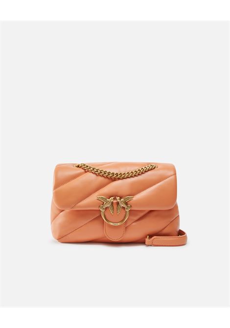 Borsa a tracolla media Love Bag Puff in nappa trapuntata con catena PINKO | Borse | 100038-A0F2A57Q