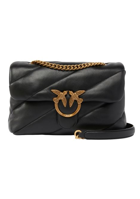 Borsa a tracolla nappa trapuntata Love Bag Puff con catena PINKO | Borse | 100038-A0F2Z99Q