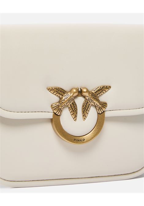 Borsa a spalla piccola squadrata Love Bag Box in nappa PINKO | Borse | 104297-A26LZ14Q