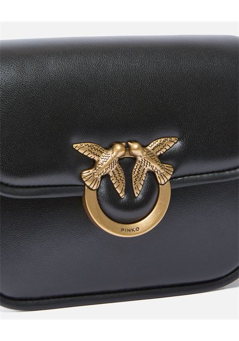 Borsa a spalla piccola squadrata Love Bag Box in nappa PINKO | Borse | 104297-A26LZ99Q