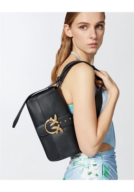 Borsa a spalla media Love Bag Slouchy in pelle PINKO | Borse | 104524-A0QOZ99Q
