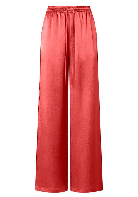 Pantaloni palazzo stile pigiama in satin PINKO | Pantaloni | 104595-A2BUN55