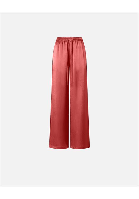 Pantaloni palazzo stile pigiama in satin PINKO | Pantaloni | 104595-A2BUN55