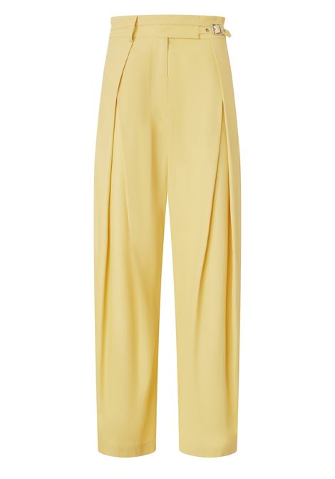 Pantaloni larghi con cinturini in vita PINKO | Pantaloni | 104648-A2ERC43