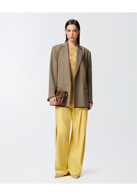 Pantaloni larghi con cinturini in vita PINKO | Pantaloni | 104648-A2ERC43