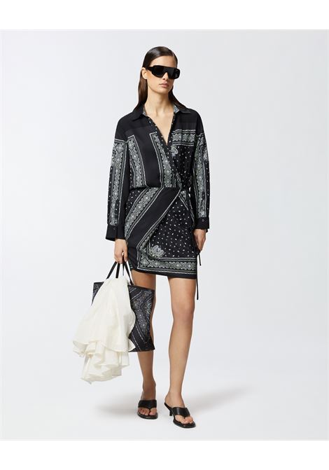 PINKO - Bandana Print Shirt Mini Dress PINKO |  | 104665-A2CKZ1T