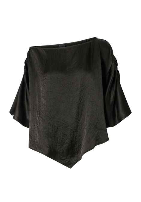 Blusa in satin effetto stropicciato PINKO | Bluse | 104671-A2BUZ99