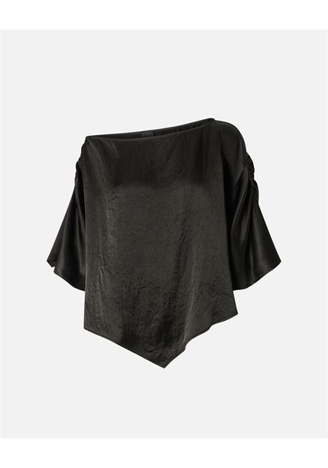 Blusa in satin effetto stropicciato PINKO | Bluse | 104671-A2BUZ99