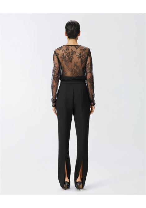 PINKO - Fitted lace sweater with bangs PINKO |  | 104791-A2EMZ99
