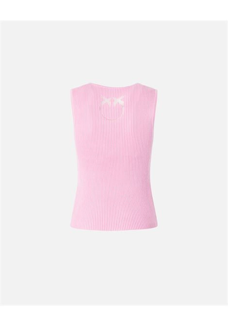 PINKO - Silk blend sleeveless ribbed top PINKO |  | 104808-A1KWO39