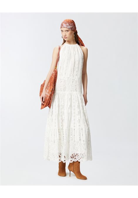PINKO - Sangallo and macramé midi dress PINKO |  | 104857-A2G9Z05