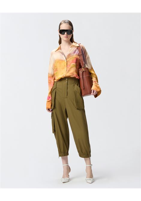 PINKO - Satin shirt with landscape print PINKO |  | 104864-A2G0CN4