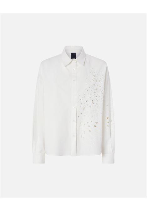 PINKO - Shirt with sangallo embroidery and crystals PINKO |  | 104915-A2H0Z05