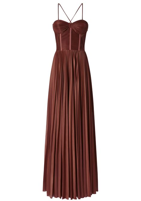 PINKO - Abito bustier elegante in jersey plissè PINKO |  | 104994-A2DML98