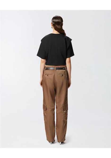 T-shirt corta con nodo davanti PINKO | T-shirt | 105015-A2IDZ99
