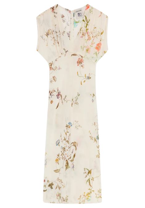 Abito midi ORIANE in georgette di viscosa con stampa floreale SEMICOUTURE | Abiti | S5SS38FLW52