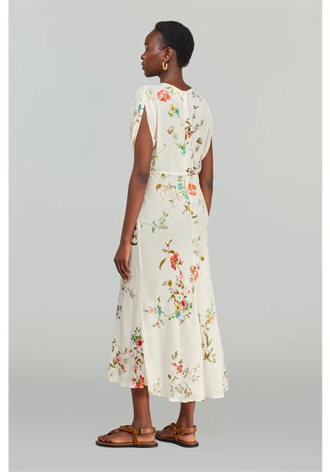 Abito midi ORIANE in georgette di viscosa con stampa floreale SEMICOUTURE | Abiti | S5SS38FLW52