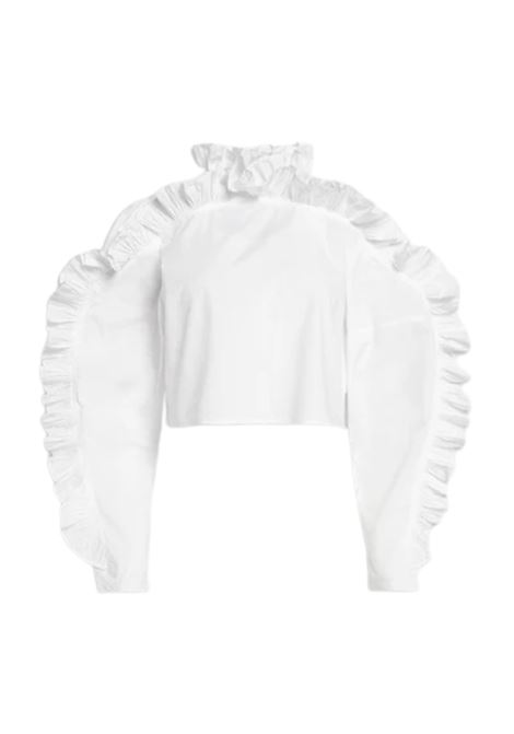 Crop top con ruches WEILI ZHENG | Top & T-shirt | LT03W176