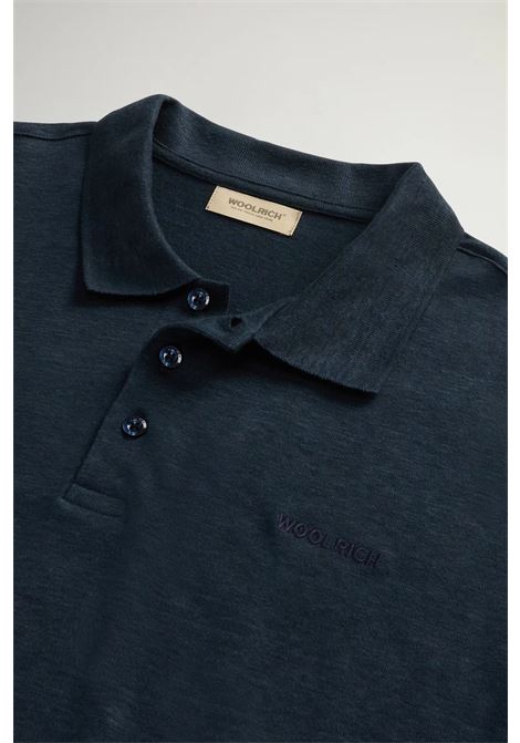 Polo in puro lino WOOLRICH | Polo | CFWOPO0082MRUT40953989