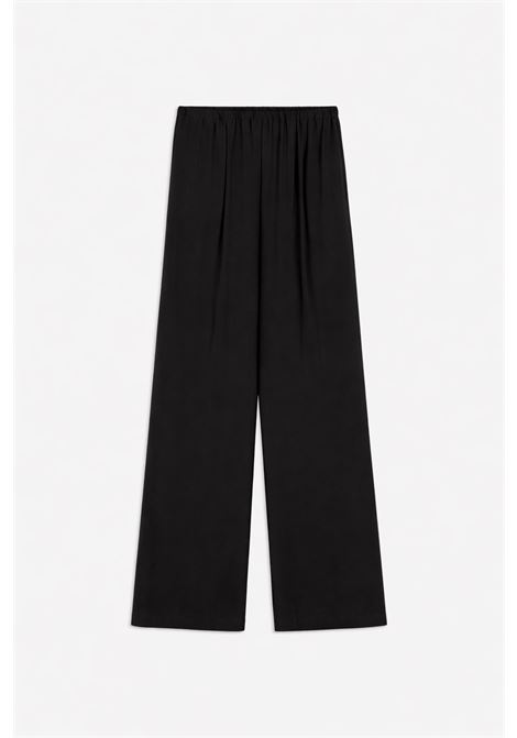 Alysi pantaloni ampi in misto modal con vita elasticizzata ALYSI | Pantaloni | 116119P6045NE