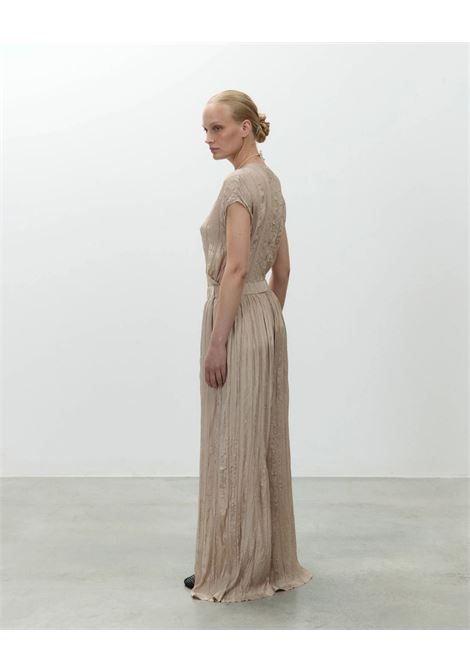 Alysi wide Wrinkle trousers in 100% viscose with elastic waist ALYSI |  | 216115P6047CP