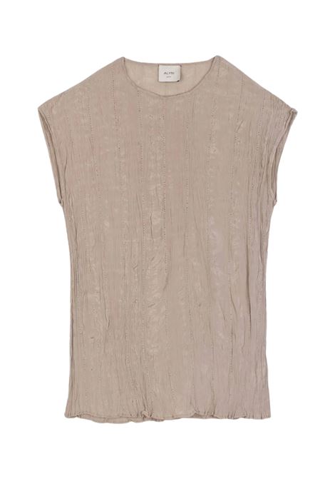 Alysi Wrinkle top in 100% viscose with hand-crinkled finish ALYSI |  | 216201P6047CP