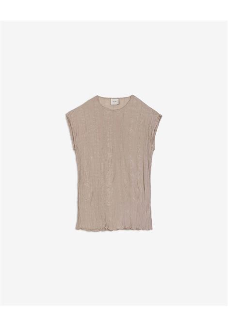 Alysi Wrinkle top in 100% viscose with hand-crinkled finish ALYSI |  | 216201P6047CP