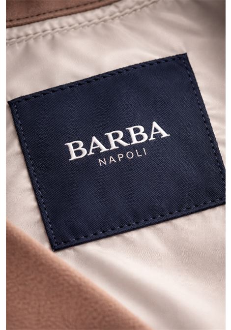 Barba Napoli bomber in pelle marrone SJ DOG handmade in Italy BARBA | GIACCHE | 0000953200