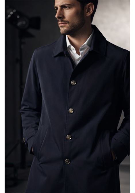 Spolverino Barba Napoli Bristol in pura lana vergine blu BARBA | GIACCHE | 0001853071