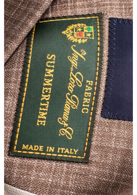 Barba Napoli giacca easy monopetto marrone in tessuto Loro Piana Summertime BARBA | GIACCHE | 0005053007