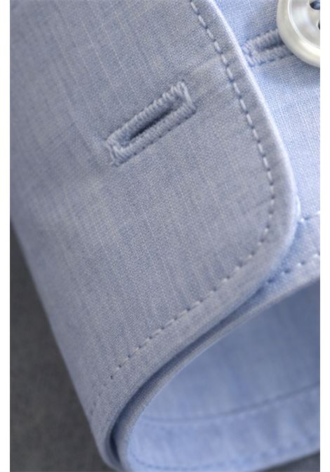 Barba Napoli mens light blue shirt with classic collar BARBA |  | 00270I1U13P0154027