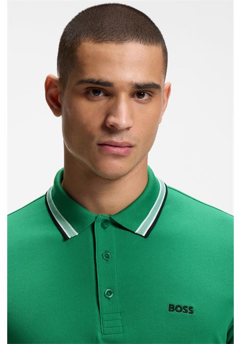 Polo BOSS Regular Fit Paddy in Piqué di Cotone BOSS | JERSEY | 5046905532000320