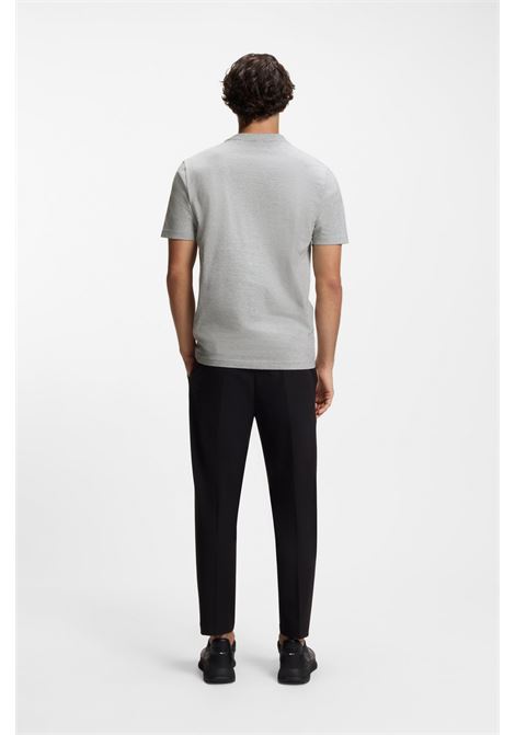 BOSS regular-fit stretch-cotton T-shirt with logo Tee 50506373 BOSS |  | 5050637306300063