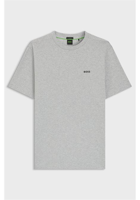 BOSS regular-fit stretch-cotton T-shirt with logo Tee 50506373 BOSS |  | 5050637306300063