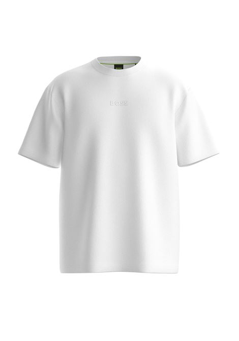 T-shirt BOSS Oversize Tee 10 in Jersey di Cotone - White BOSS | JERSEY | 5051936810000100