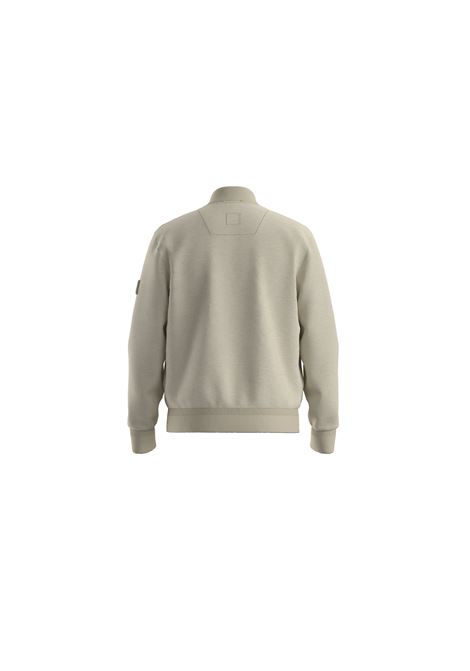 Felpa BOSS Regular con Zip e Pannello Imbottito - Open Beige BOSS | JERSEY | 5053276728600286