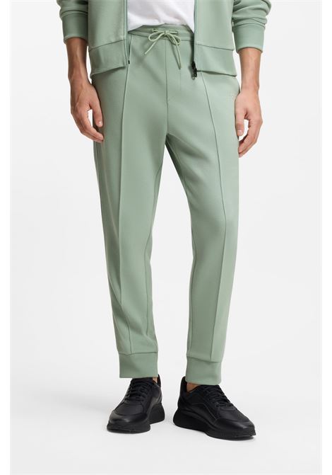Pantaloni della Tuta BOSS Hadiko Regular Fit in Misto Cotone con Profili BOSS | JERSEY | 5055357435700357