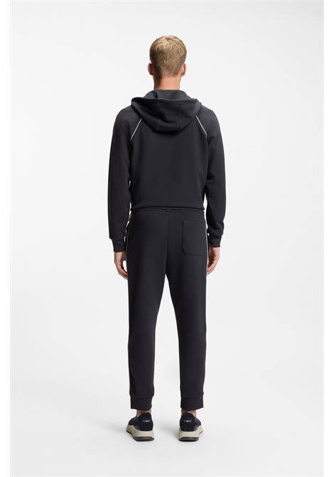 Felpa BOSS SW_Join Saggy con cappuccio in piqué di cotone misto con zip e profili BOSS | JERSEY | 5055357540200402