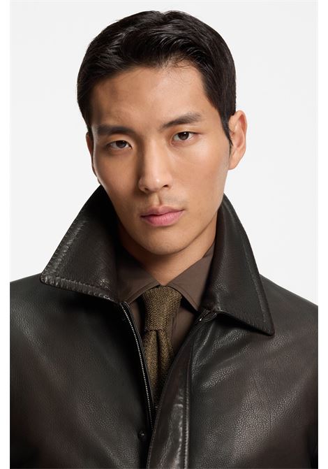 BOSS aviator-style nappa leather jacket L-Mabor1 BOSS |  | 5055393020100201