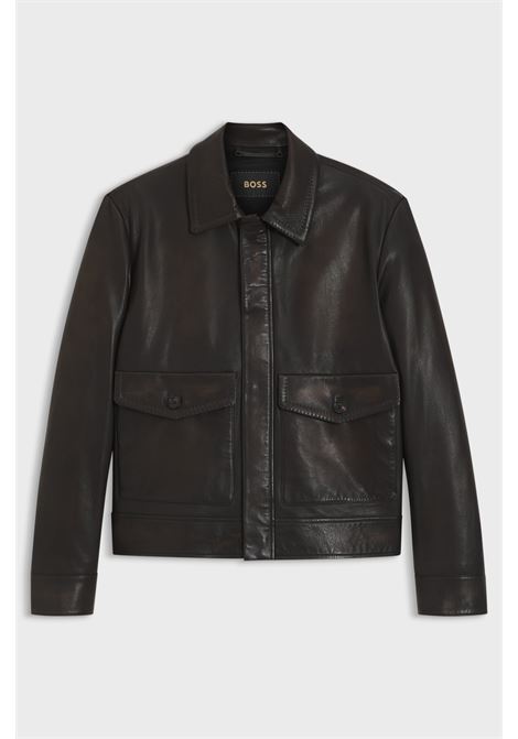 BOSS aviator-style nappa leather jacket L-Mabor1 BOSS |  | 5055393020100201