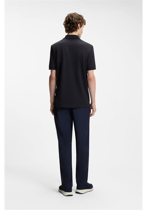 Polo BOSS H-Paras 70 regular fit in misto cotone mercerizzato con zip BOSS | JERSEY | 5055461440400404