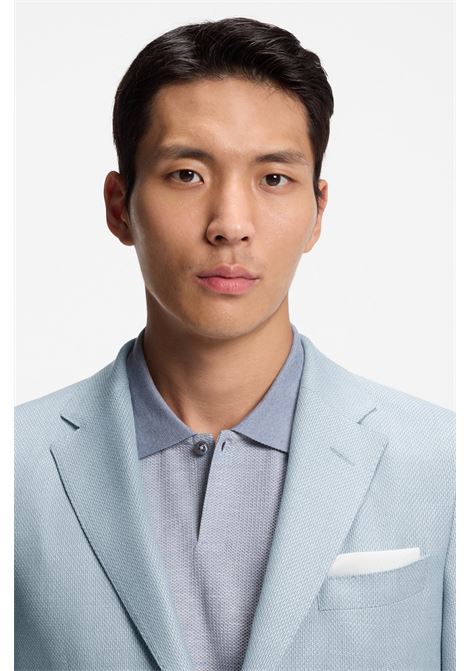 BOSS L-Heston-LP Slim-Fit Virgin Wool, Silk, and Linen Blazer BOSS |  | 5055553846100461