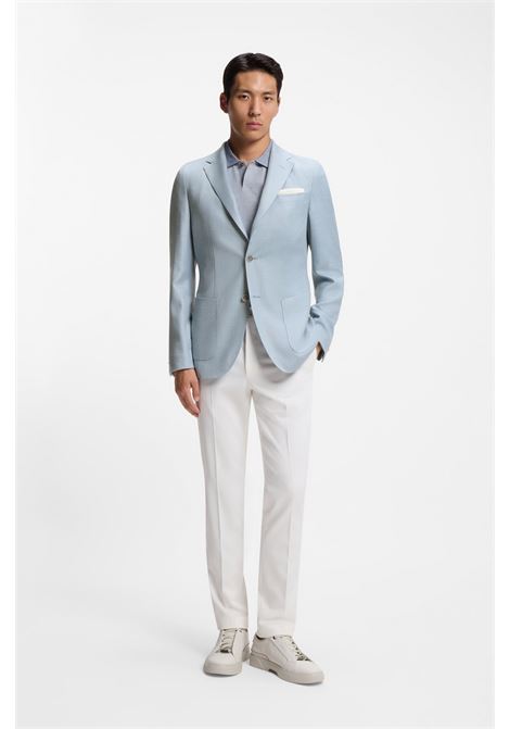 BOSS L-Heston-LP Slim-Fit Virgin Wool, Silk, and Linen Blazer BOSS |  | 5055553846100461