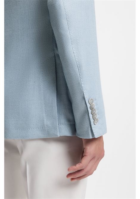 BOSS L-Heston-LP Slim-Fit Virgin Wool, Silk, and Linen Blazer BOSS |  | 5055553846100461