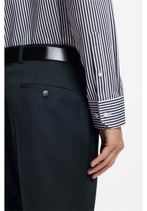 BOSS regular-fit shirt in striped easy-iron cotton satin H-JOE-K-C1-261 BOSS |  | 5055571240400404