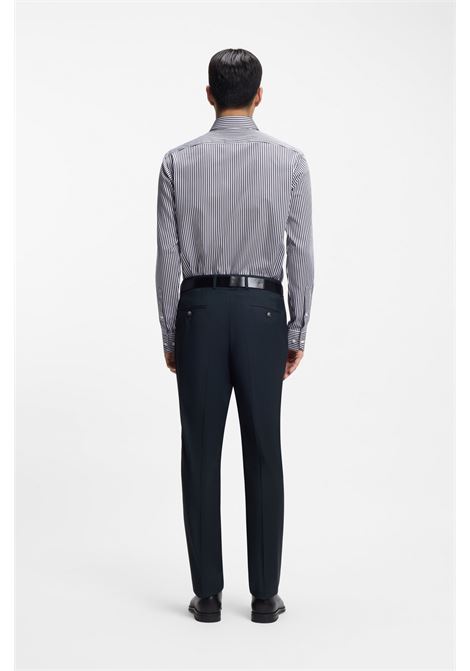 BOSS regular-fit shirt in striped easy-iron cotton satin H-JOE-K-C1-261 BOSS |  | 5055571240400404