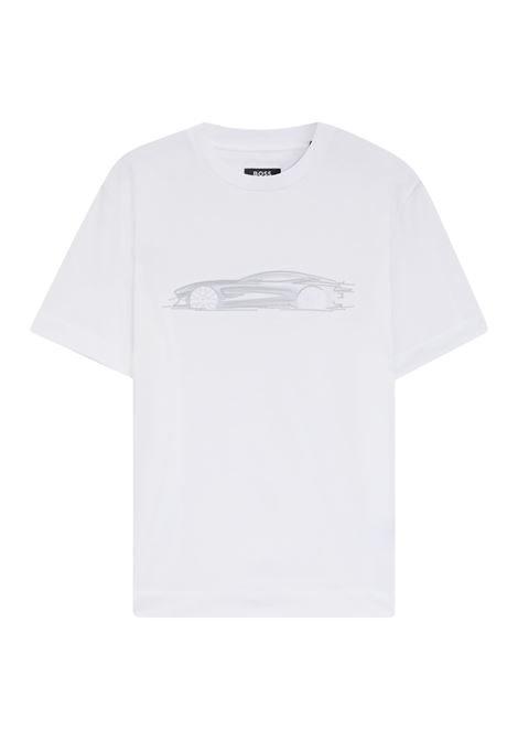 T-shirt BOSS x ASTON MARTIN C-Taut 242_AM in cotone mercerizzato con grafica auto BOSS | JERSEY | 5055582810000100