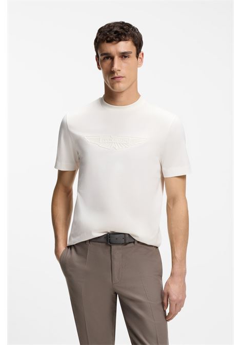 T-shirt BOSS x ASTON MARTIN C-Thompson 243_AM in cotone mercerizzato con dettaglio ad ala BOSS | JERSEY | 5055584311800118