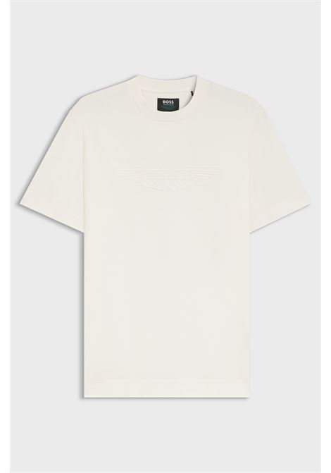 T-shirt BOSS x ASTON MARTIN C-Thompson 243_AM in cotone mercerizzato con dettaglio ad ala BOSS | JERSEY | 5055584311800118