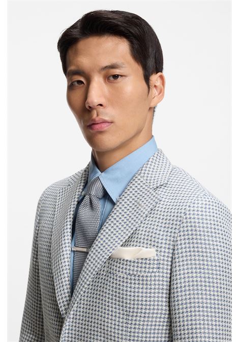 BOSS L-Heston Slim-Fit Silk, Linen, and Cotton Blend Blazer BOSS |  | 5055592146100461